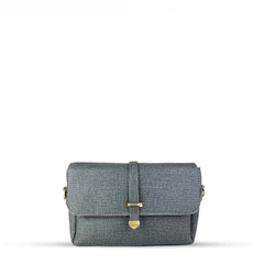 Sparkle Grey women's shoulder bag in grey by Bag X