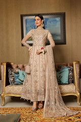 Dressline Semi Stitched 3 Pc Luxury Emb Net Collection