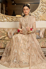 Dressline Semi Stitched 3 Pc Luxury Emb Net Collection