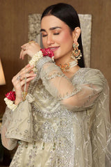 Dressline Semi Stitched 3 Pc Luxury Emb Net Collection