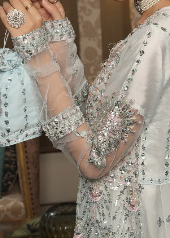 Dressline Semi Stitched 3 Pc Luxury Emb Net Collection