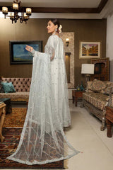 Dressline Semi Stitched 3 Pc Luxury Emb Net Collection