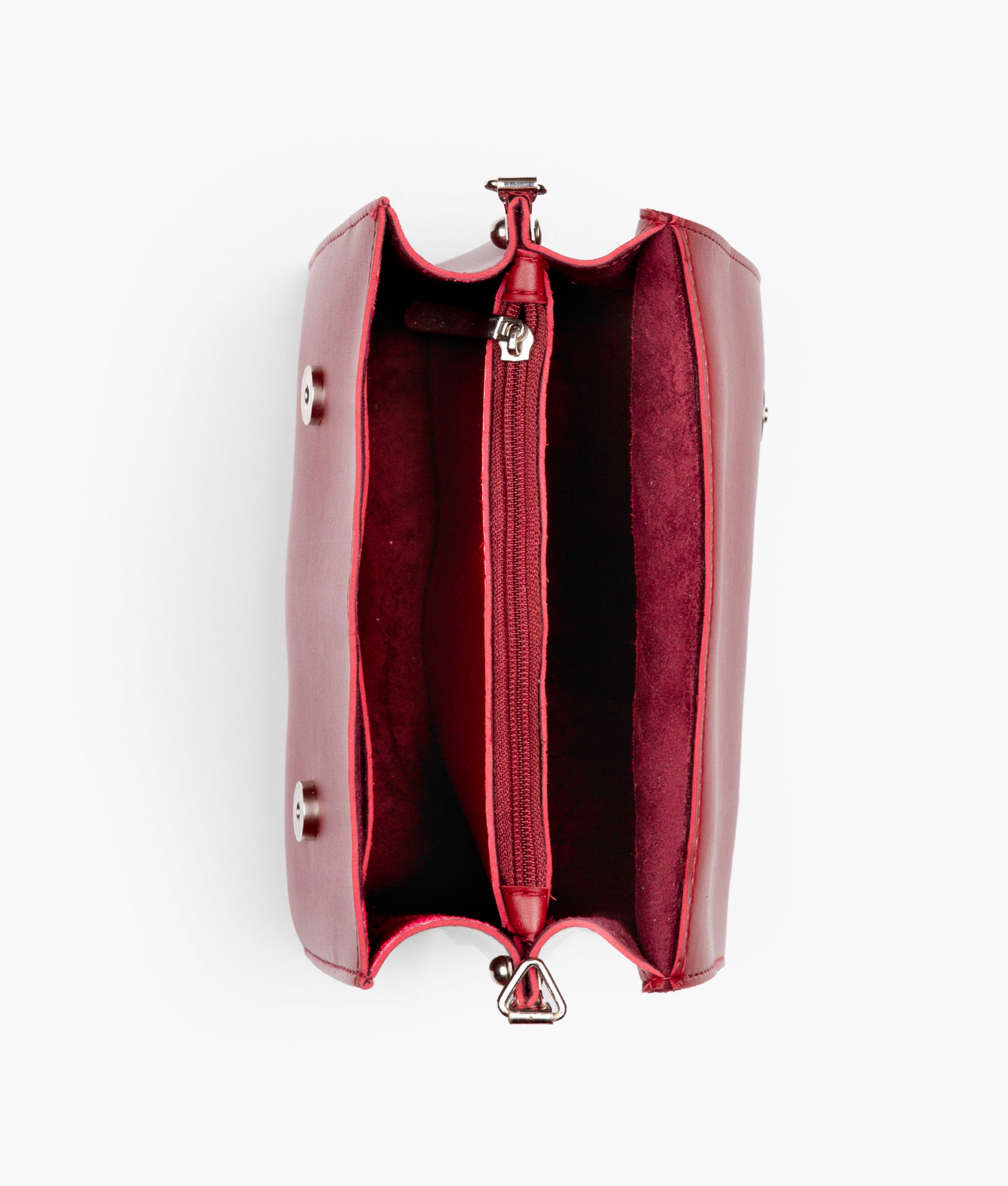 RTW Creation - Maroon mini cross-body bag
