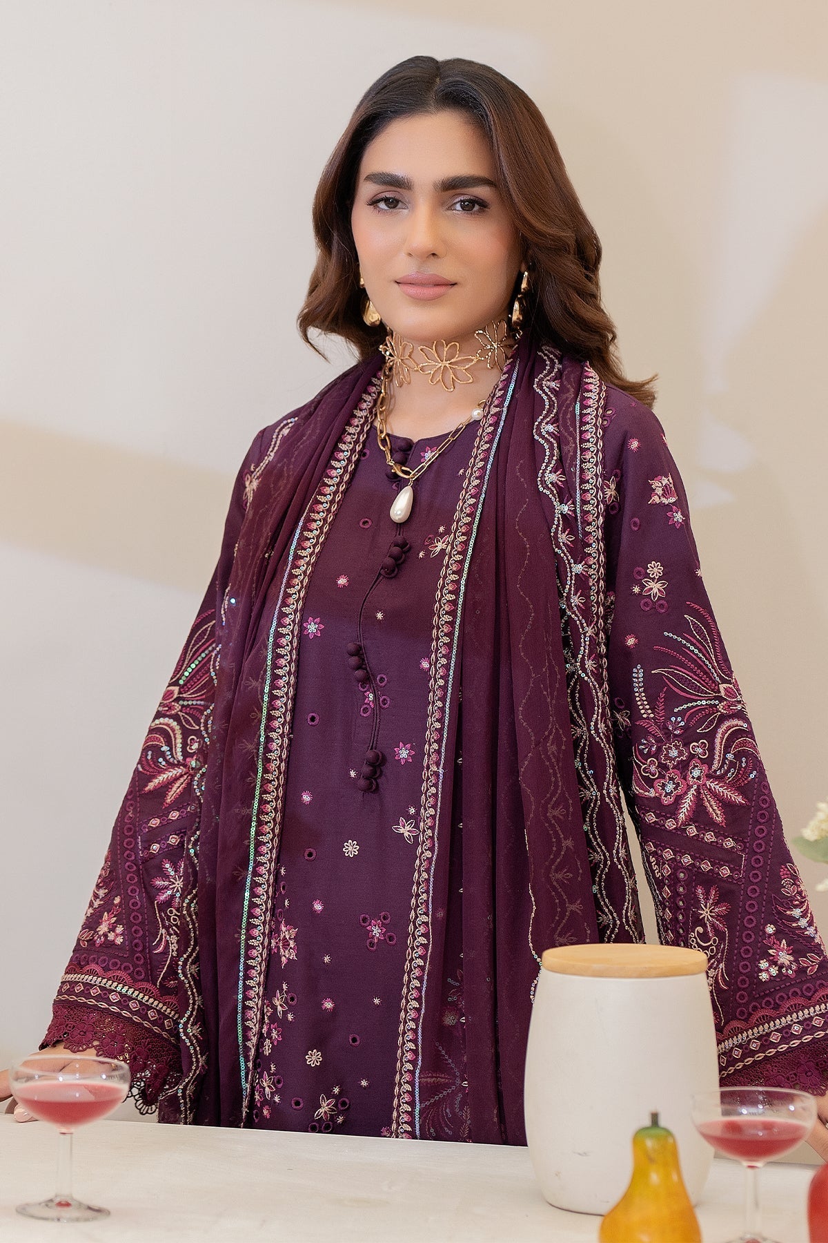 Rohi By Imrozia Serene Stitched 3 Piece Summer Collection'2025-IP-135 Nilofer