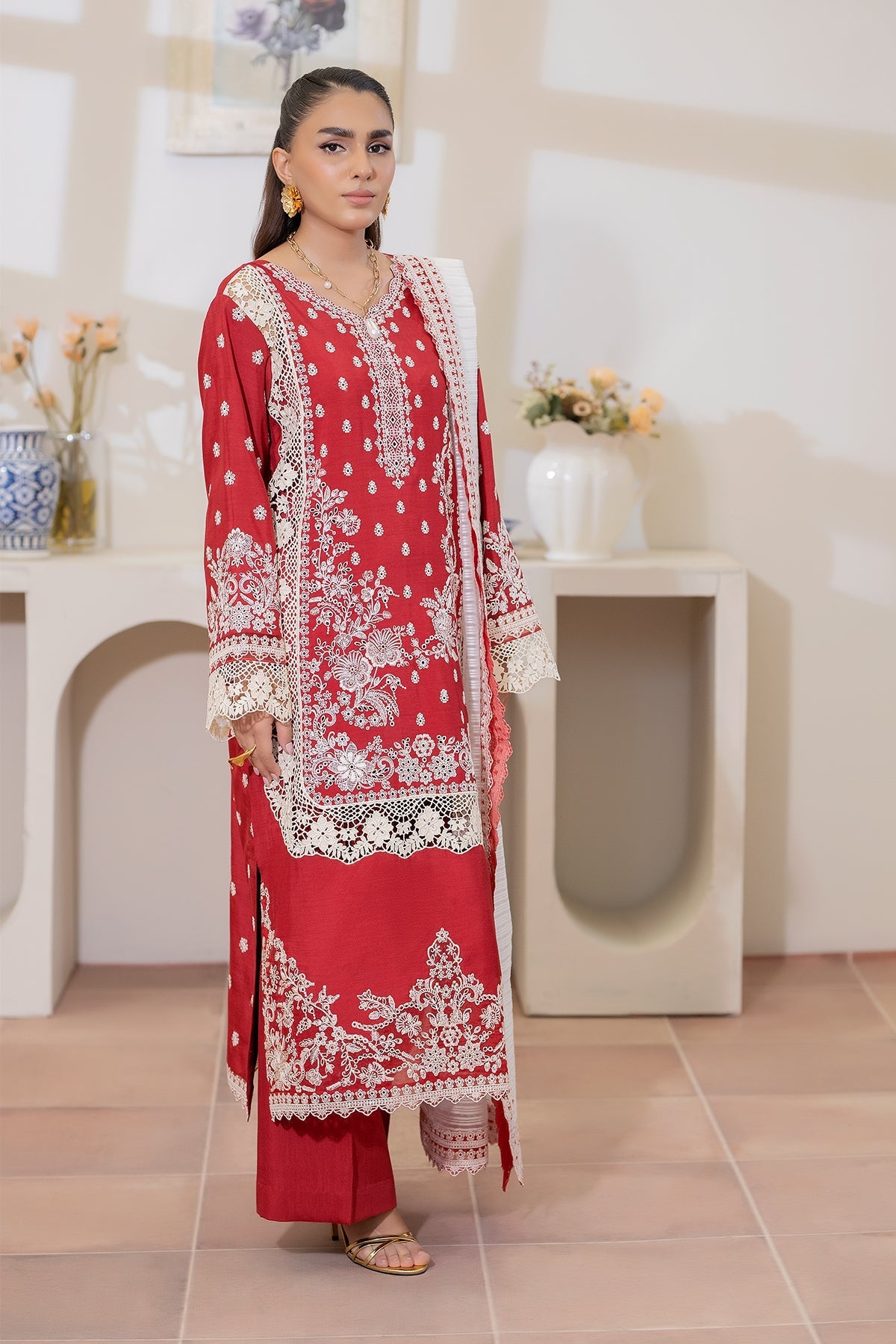 Rohi By Imrozia Serene Stitched 3 Piece Summer Collection'2025-IP-137 Mahrosh