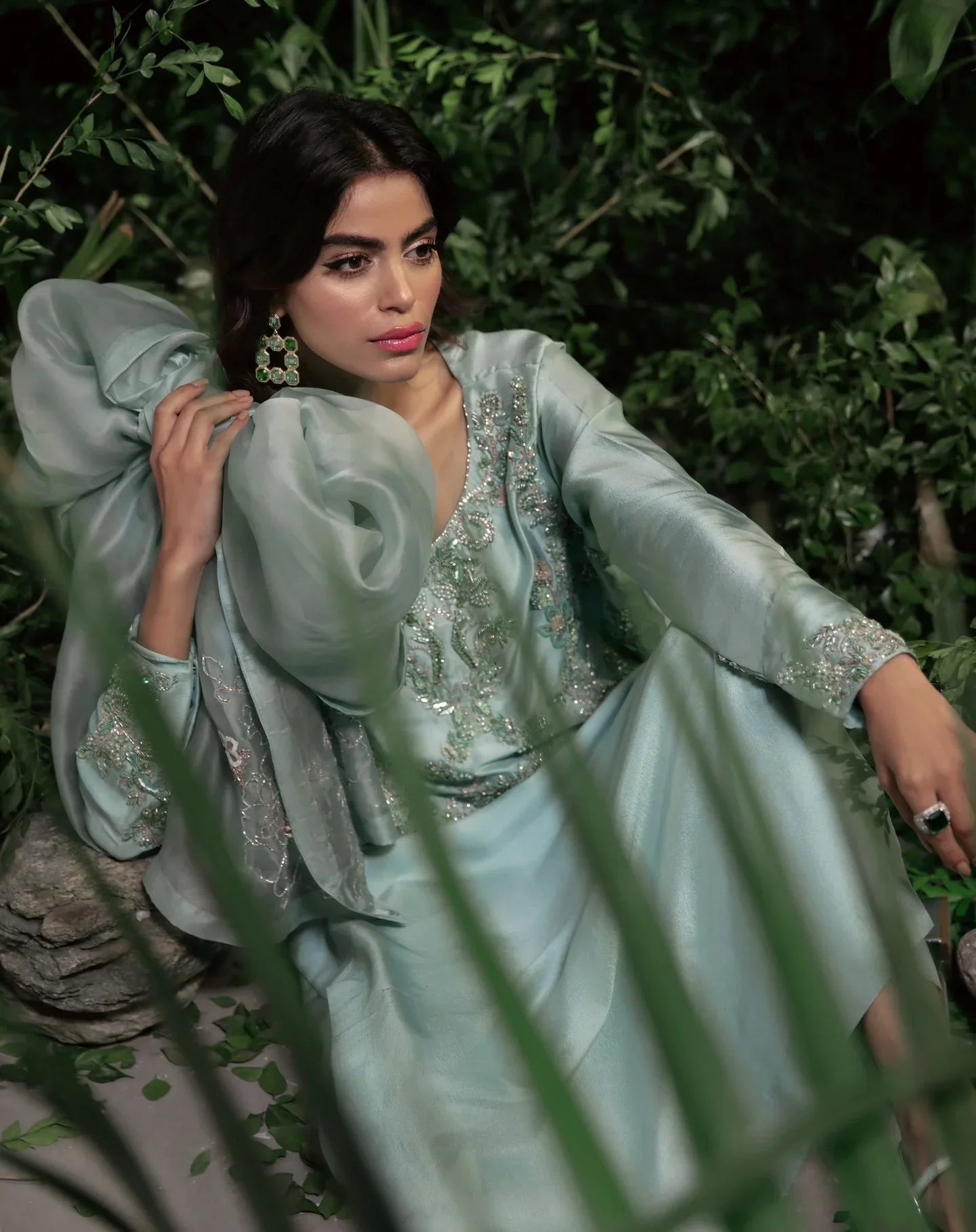 Luna By Mariam Malik Stitched 2 Piece Luxe Silk Pret Collection'2025-LUNA- Luxury Pret'24  - 3