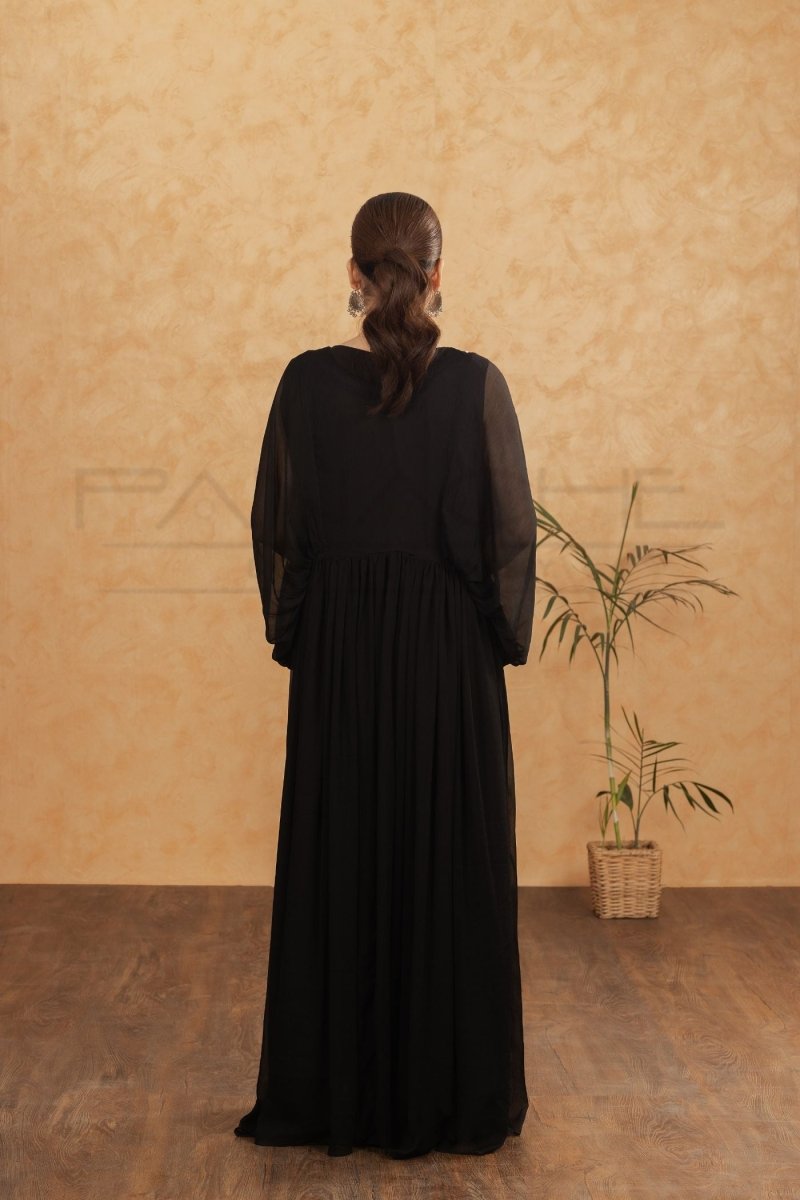 Manahils Stitched K-209-Black Beauty