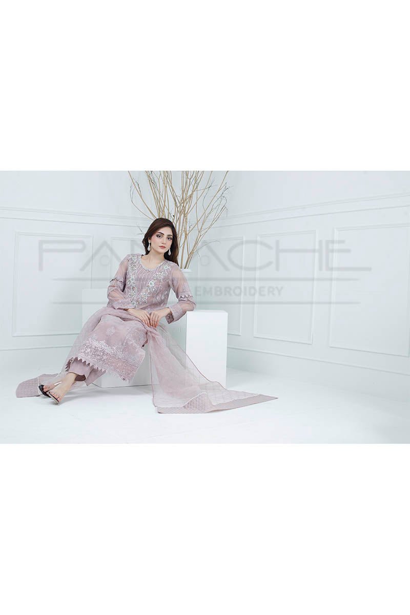 Manahils Stitched Formals K-217-Lilac