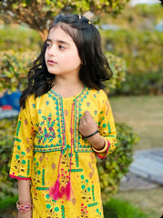 Khanak Kids Embroidered Koti Style 2pcs Suit-KST 007