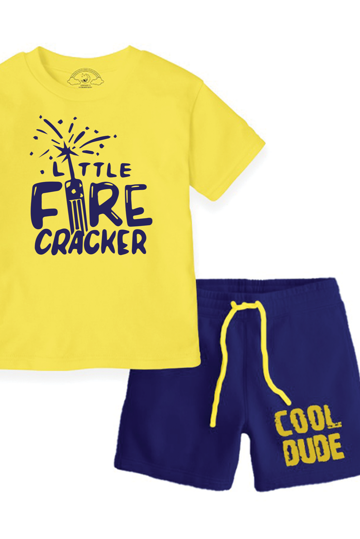 12 AM By Khawar Latif Little Fire Cracker Short suit