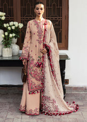 Hussain Rehar Unstitched 3 Piece Karandi A/W Suit-Lali