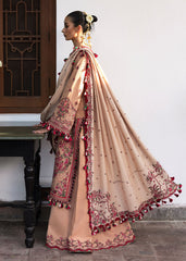 Hussain Rehar Unstitched 3 Piece Karandi A/W Suit-Lali