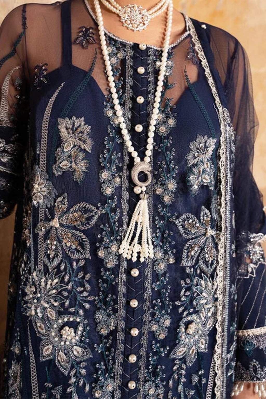 Meeral Unstitched 3 Piece Luxury Formals Pret Collection'2025-Meeral - Meena - Meeral Luxe