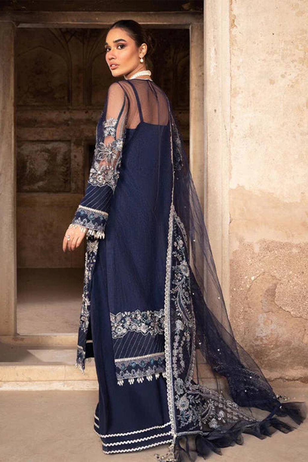 Meeral Unstitched 3 Piece Luxury Formals Pret Collection'2025-Meeral - Meena - Meeral Luxe