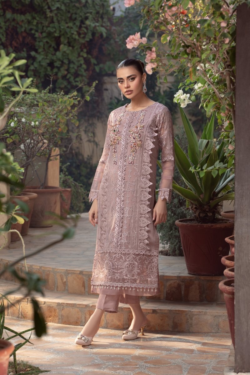 Manahils Stitched Formals K-172-Lavender Fields