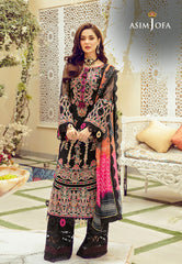 Asim Jofa Luxury Lawn Ajrl-06 Embroidered Self Jacquard Lawn 3 Pcs