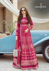Asim Jofa Luxury Lawn Ajrl-20 Embroidered Woven Jacquard Lawn 3 Pcs