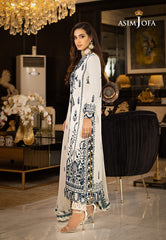 Asim Jofa Rang e Noor Ajrn-01 Embroidered Paper Cotton 3 Pcs