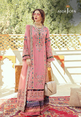 Asim Jofa Luxury Lawn Ajrl-04 Embroidered Self Jacquard Lawn