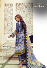Asim Jofa Luxury Lawn Ajrl-03 Embroidered Lawn 3 Pcs