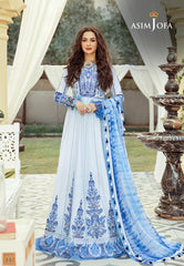 Asim Jofa Luxury Lawn Ajrl-07 Embroidered Lawn 3 Pcs