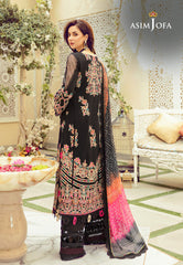 Asim Jofa Luxury Lawn Ajrl-06 Embroidered Self Jacquard Lawn 3 Pcs