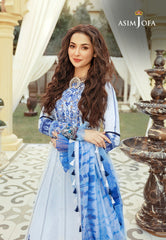 Asim Jofa Luxury Lawn Ajrl-07 Embroidered Lawn 3 Pcs
