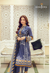 Asim Jofa Luxury Lawn Ajrl-03 Embroidered Lawn 3 Pcs