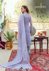 Asim Jofa Luxury Lawn Ajrl-05 Embroidered Organza 3 Pcs