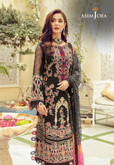 Asim Jofa Luxury Lawn Ajrl-06 Embroidered Self Jacquard Lawn 3 Pcs