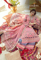 Asim Jofa Luxury Lawn Ajrl-04 Embroidered Self Jacquard Lawn