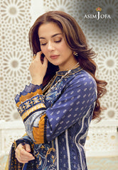 Asim Jofa Luxury Lawn Ajrl-03 Embroidered Lawn 3 Pcs