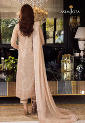 Asim Jofa Rang e Noor Ajrn-07 Embroidered Net 3 Pcs