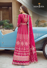 Asim Jofa Luxury Lawn Ajrl-20 Embroidered Woven Jacquard Lawn 3 Pcs