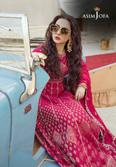 Asim Jofa Luxury Lawn Ajrl-20 Embroidered Woven Jacquard Lawn 3 Pcs