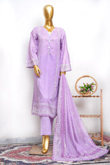 Bin Saeed Stitched 3 Piece Exclusive Printed Lawn Vol-18 Suit-LSM-3450-MOVE