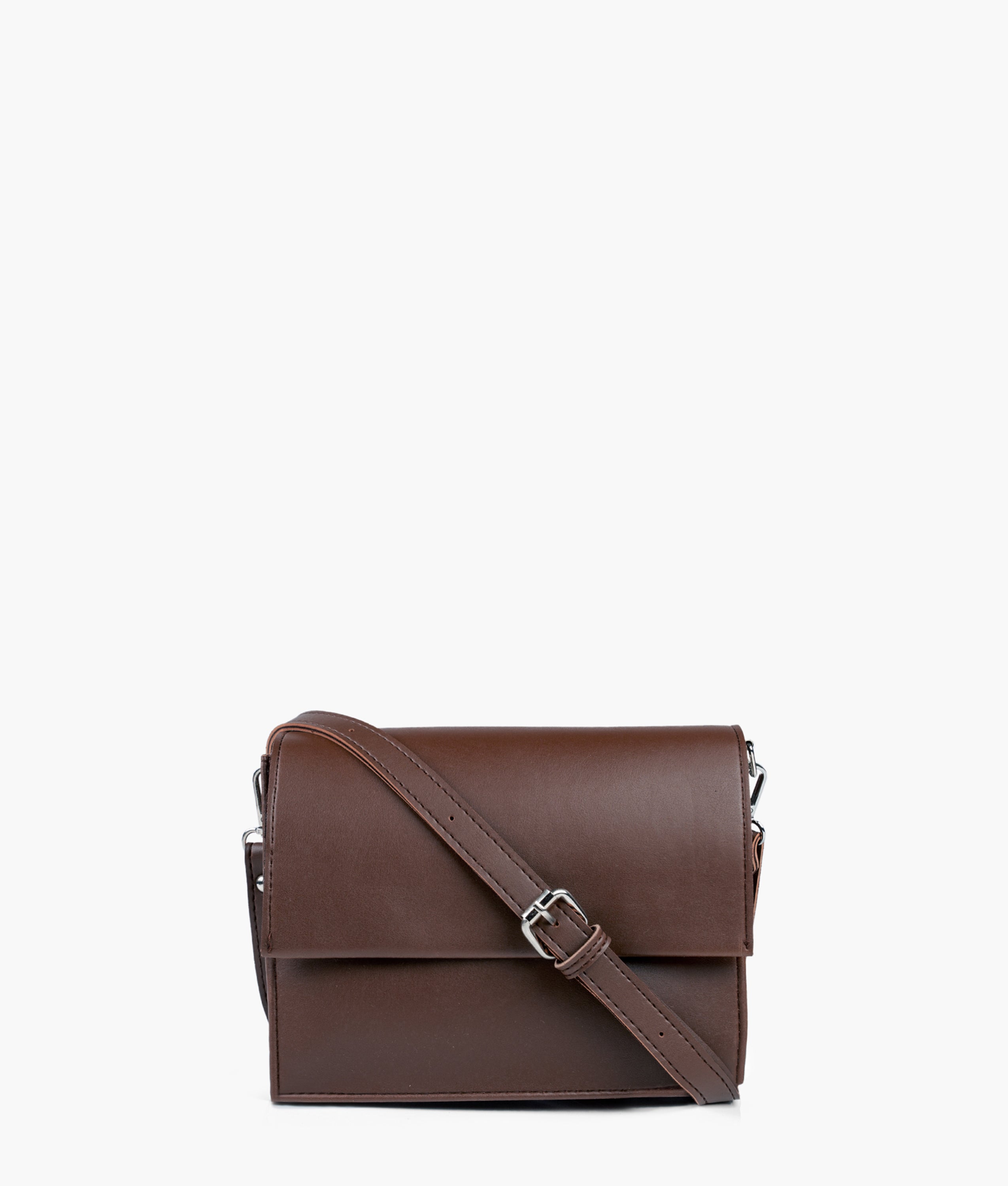 RTW Creation - Dark brown mini cross-body bag