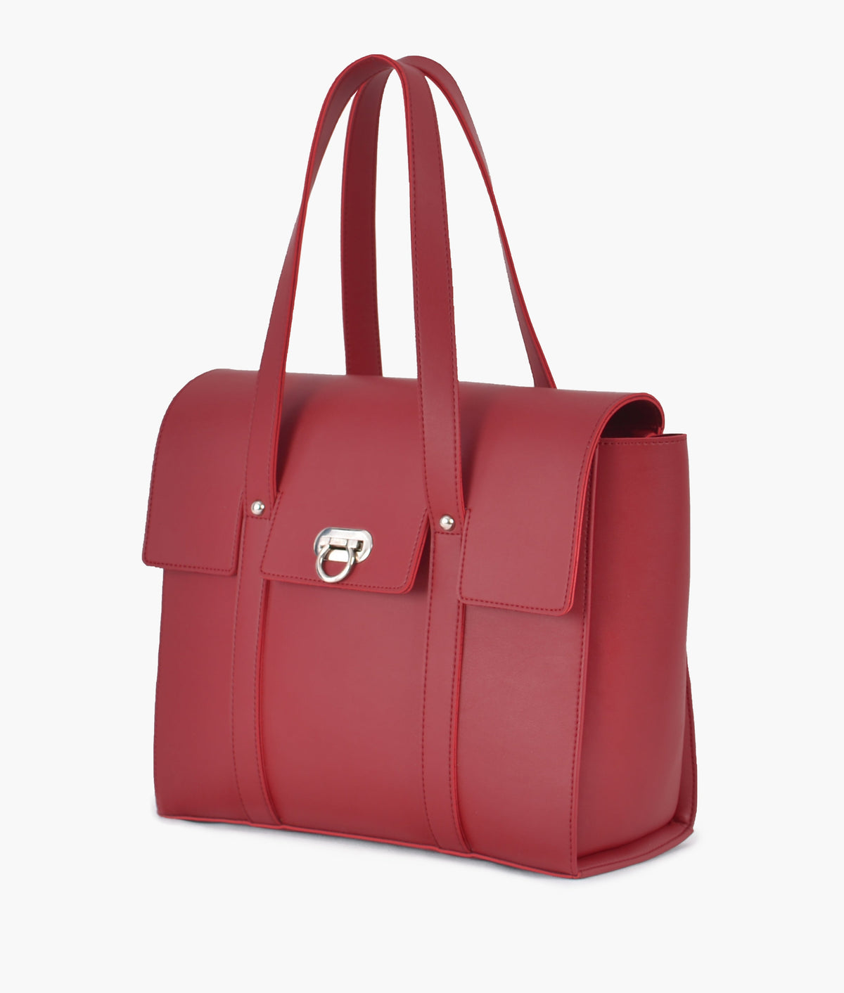 RTW Creation - Maroon carry-all satchel bag