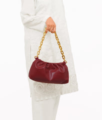 RTW Creation - Maroon cloud bag