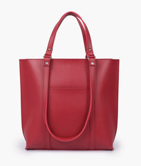 RTW Creation - Maroon double-handle tote bag