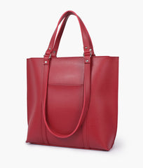 RTW Creation - Maroon double-handle tote bag