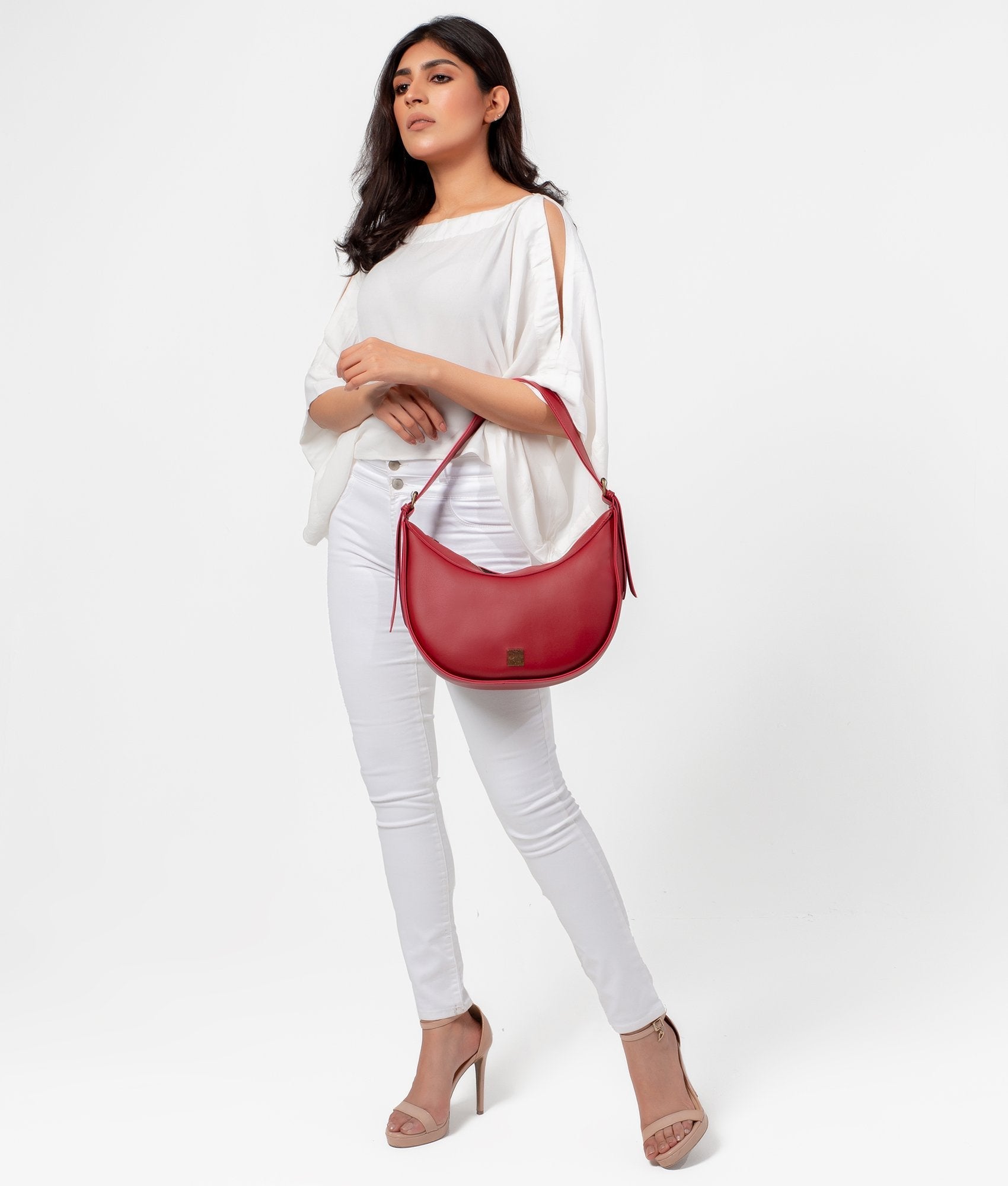 RTW Creation - Maroon hobo bag