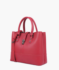 RTW Creation - Maroon multi-compartment shoulder bag