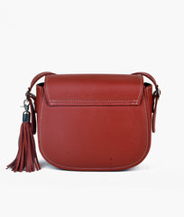 RTW Creation - Maroon saddle bag