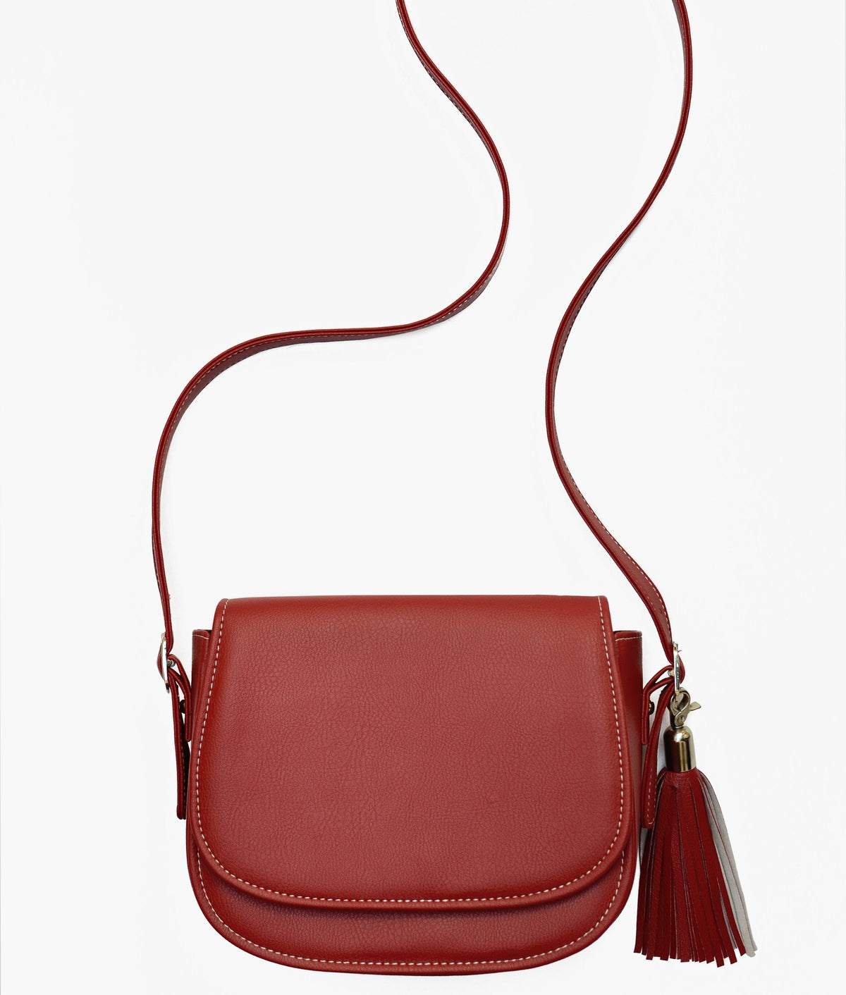 RTW Creation - Maroon saddle bag
