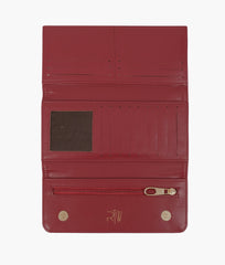RTW Creation - Maroon three-fold wallet