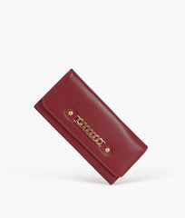 RTW Creation - Maroon three-fold wallet
