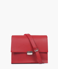RTW Creation - Maroon top-handle mini cross-body bag