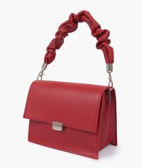 RTW Creation - Maroon top-handle mini cross-body bag