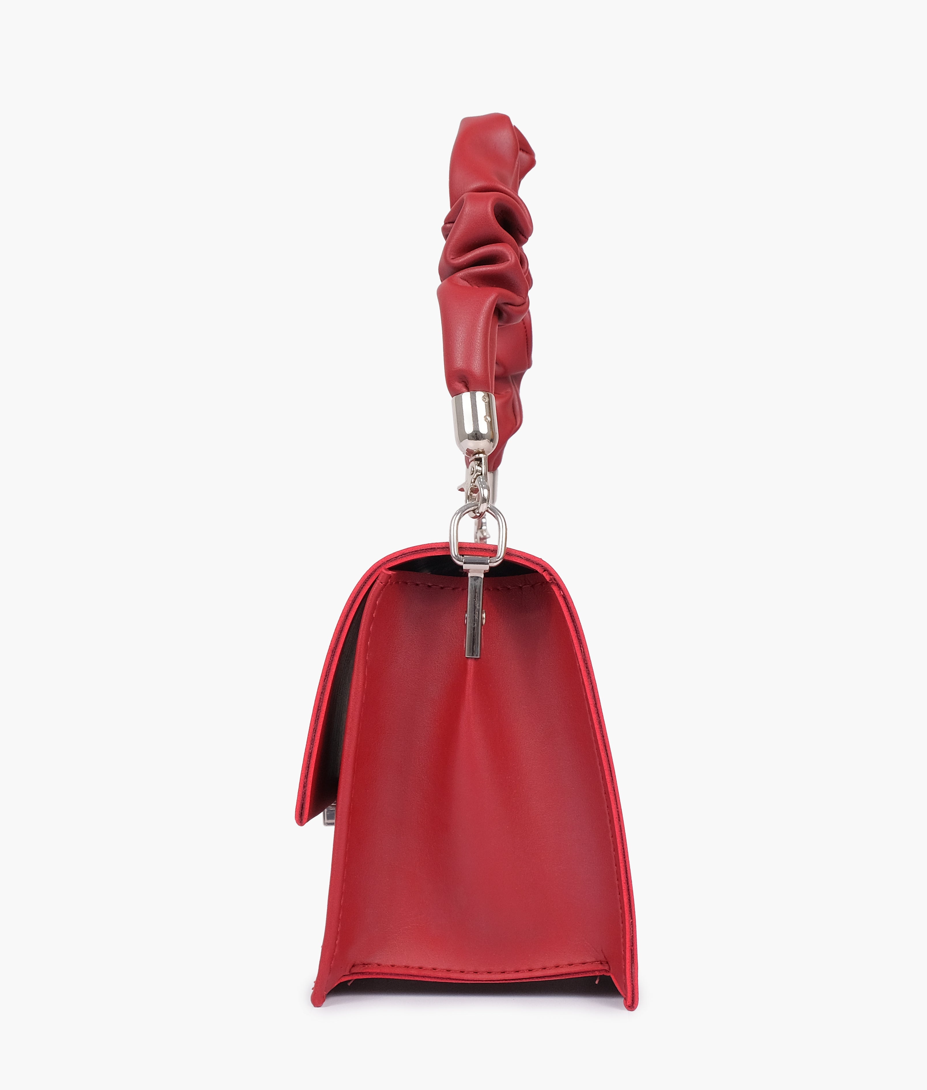 RTW Creation - Maroon top-handle mini cross-body bag